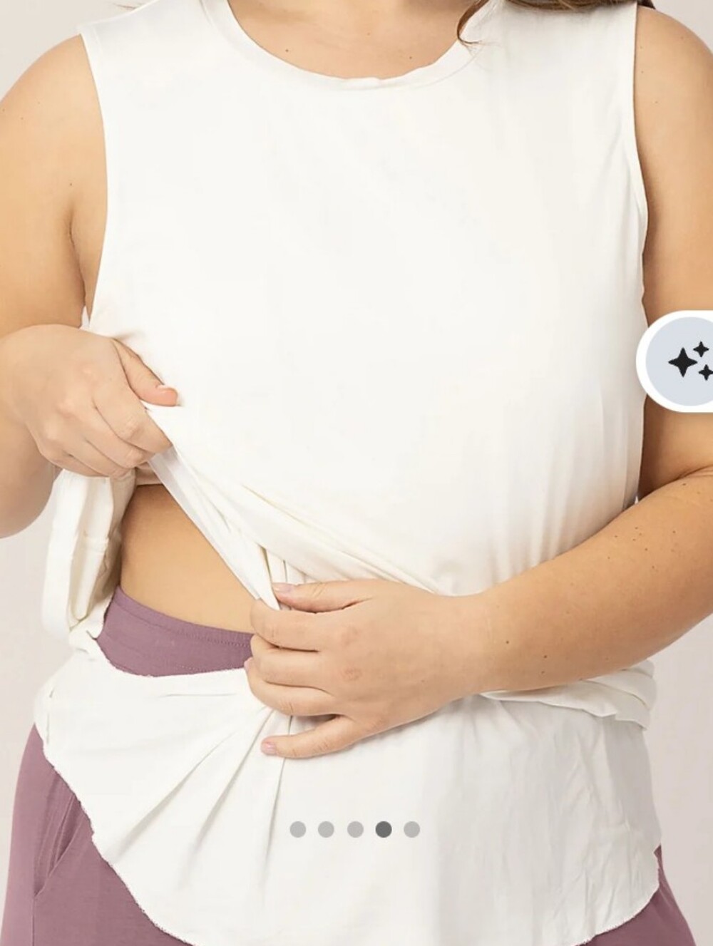 Kindred Bravely Bamboo Sleeveless Crewneck Nursing & Maternity Tank